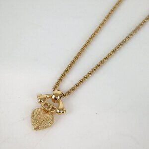 Authentic Christian Dior Necklace metal [Used]